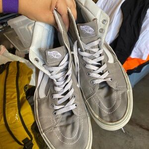 Vans Cream Skateboard Shoes